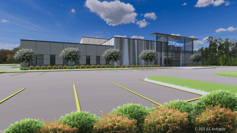 Exterior Rendering of the Ice Box