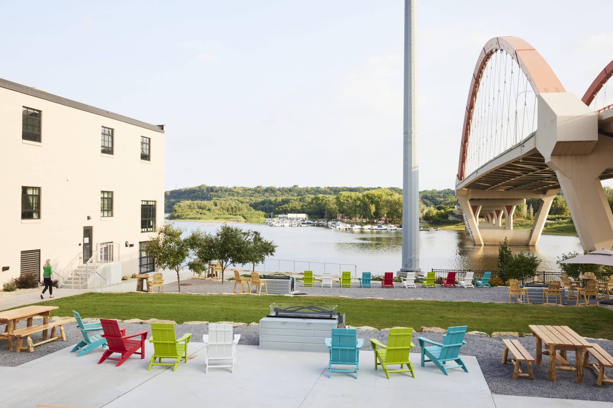 Chairs & River View