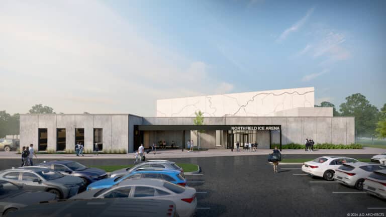Exterior of Northfield Ice Arena