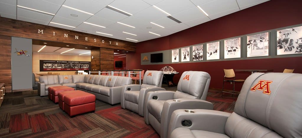 Minnesota Gophers hockey player's community space