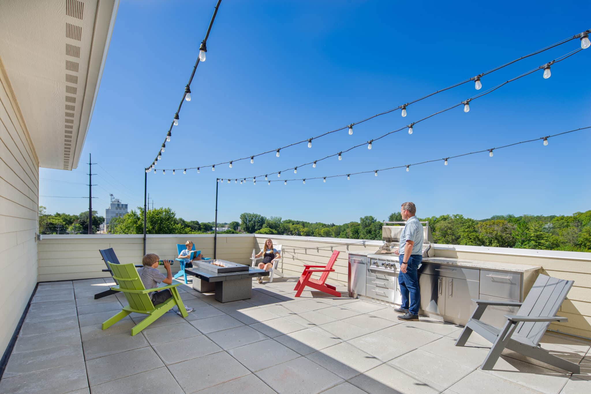 rooftop patio