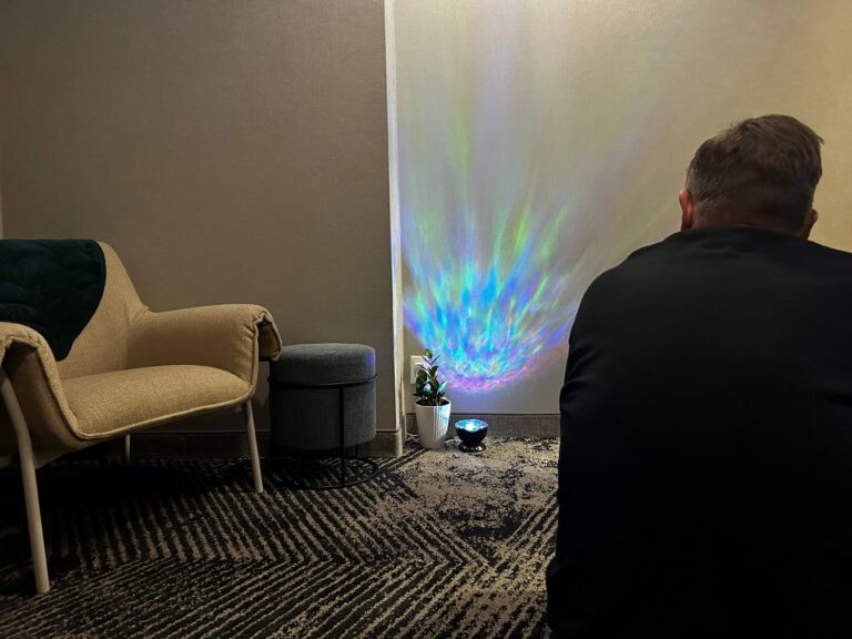 The Zen Zone, a space for mental health at the 2026 Summit League Basketball Championships in Sioux Falls, SD
